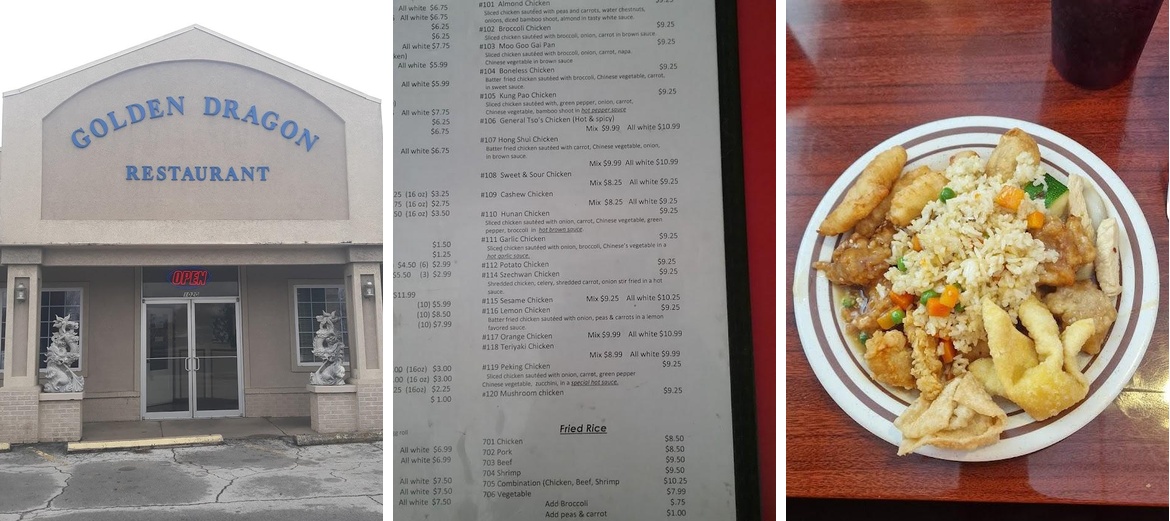 Golden Dragon Restaurant Menu